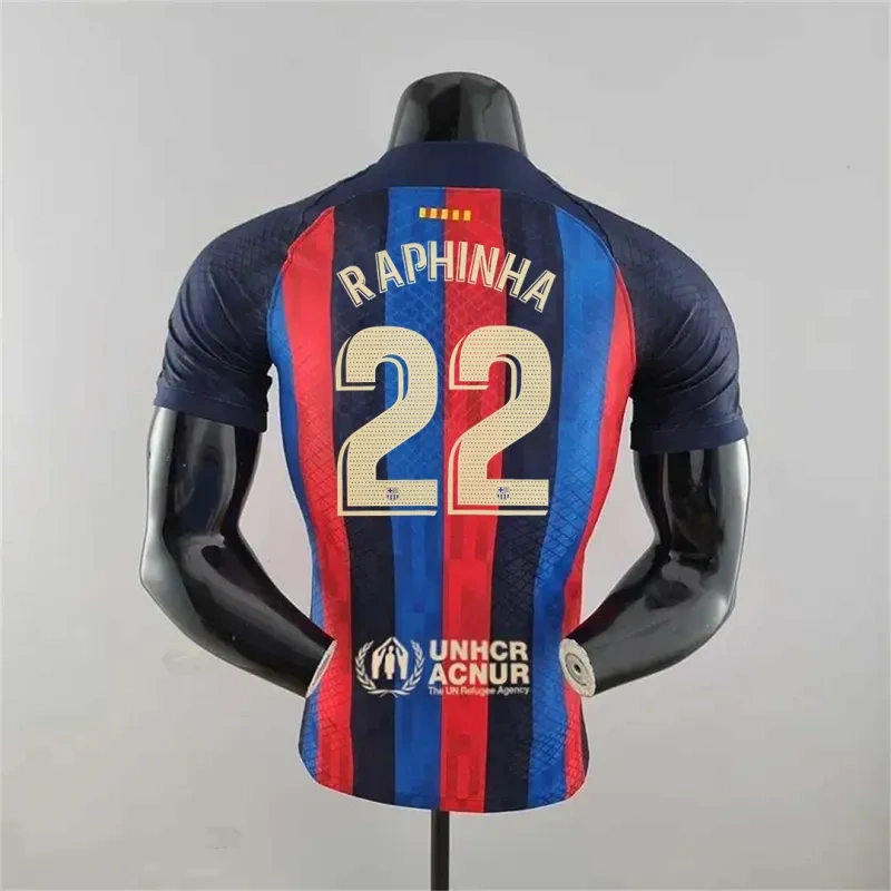 RAPHINHA 22# Barcelona 22-23 Home Jersey Player Version