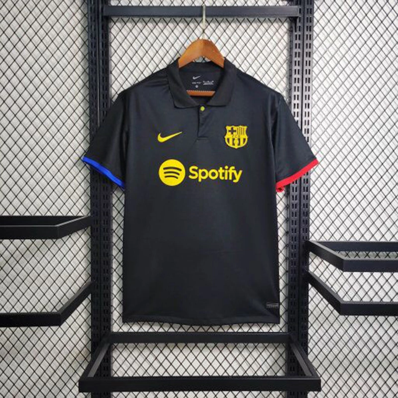 Barcelona 23-24 Spotify Black Polo Shirt