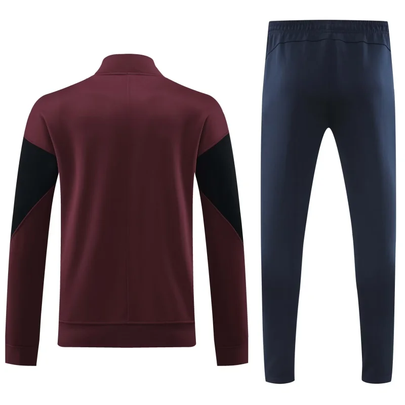 Nike 24-25 Barcelona Long Sleeve Kits Red Jacket Suits Football