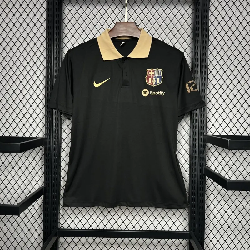 NIKE Men 24-25 Barcelona Black POLO Shirt
