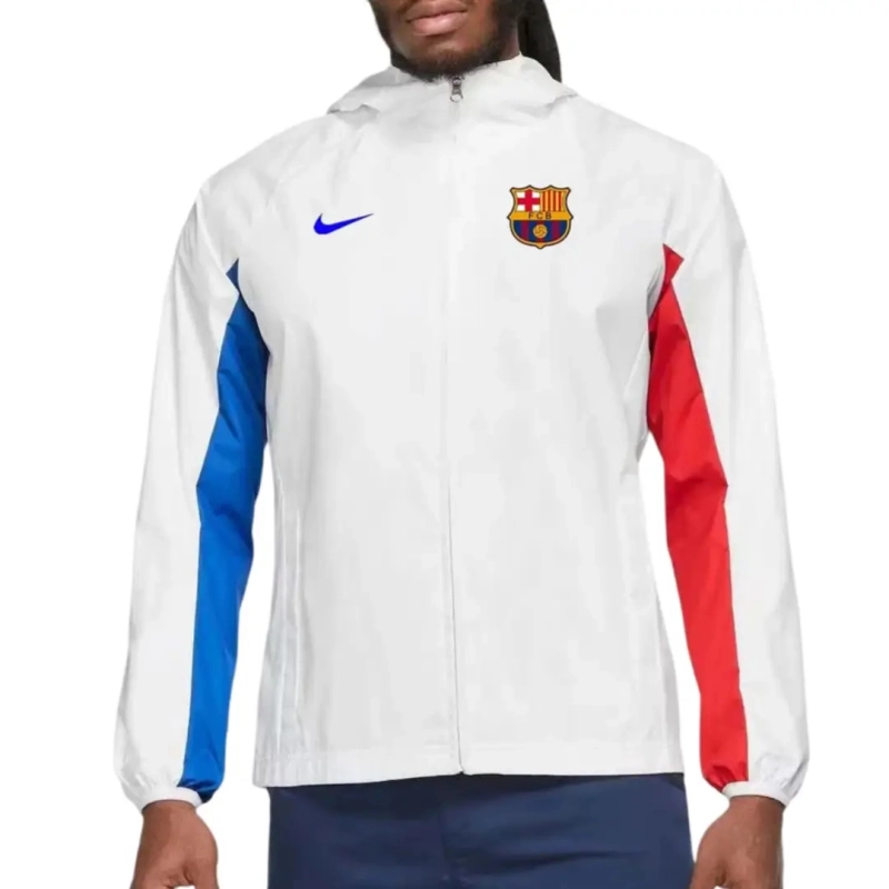 2023-2024 Barcelona Jersey Windbreaker White
