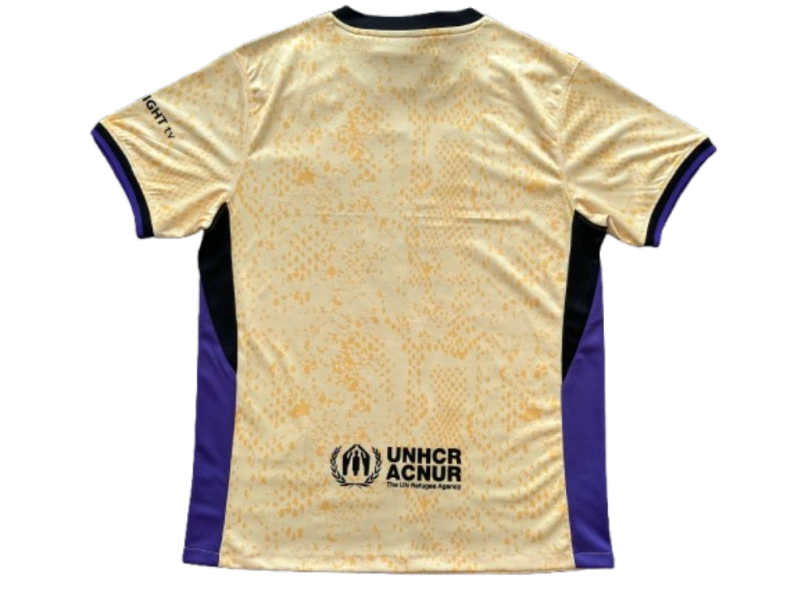 Barcelona 25-26 Away Yellow Soccer Jersey