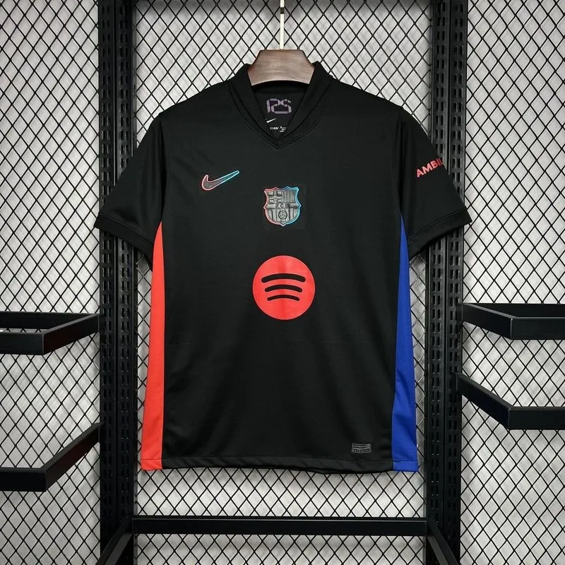 24-25 Barcelona Away Soccer Jersey Without Spotify Text