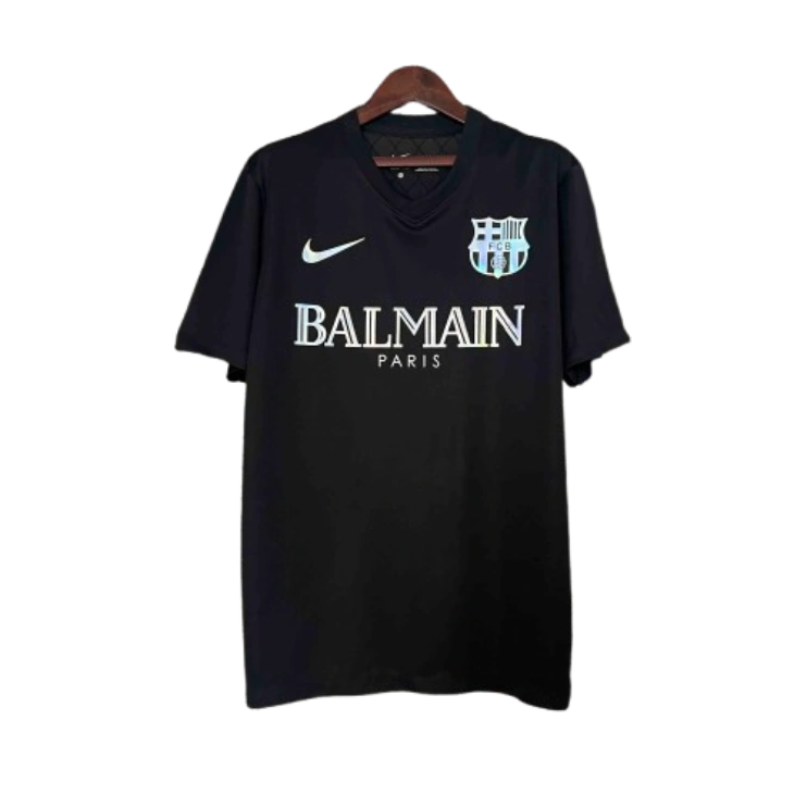 24-25 Barcelona Black Reflective Special Edition Soccer Shirt