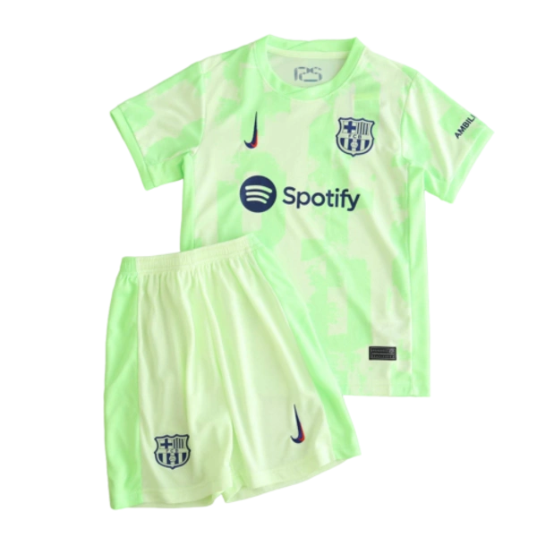 2024-25 Kids Barcelona Third Kit(Jersey+Short) Spofity Text