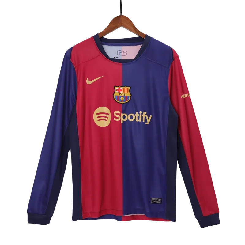 Barcelona Home Long Sleeve Jersey 2024-25