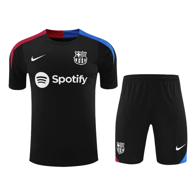 Barcelona Pre-Match Soccer Jersey Kit(Jersey+Shorts) 2024-25