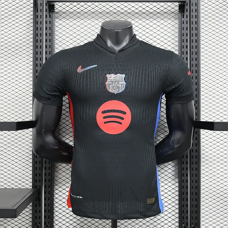 24-25 Barcelona Away Jersey Player Version Spotify Logo Without Text