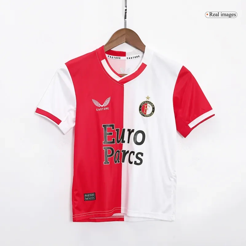 Kids Feyenoord 2023/24 Home Kit Jersey+Short