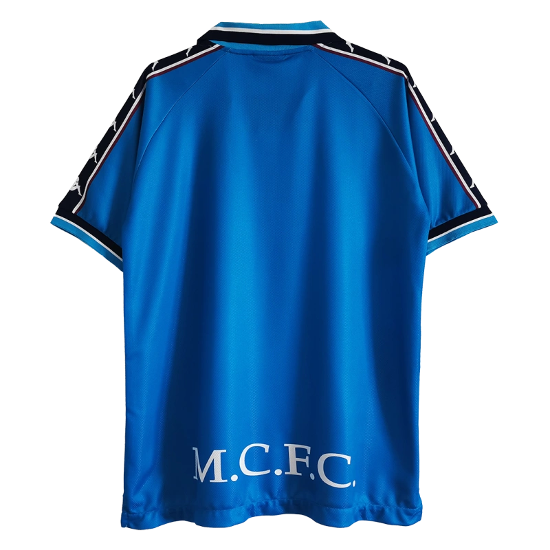 Manchester City Retro Jersey Home Soccer Shirt 1997-99