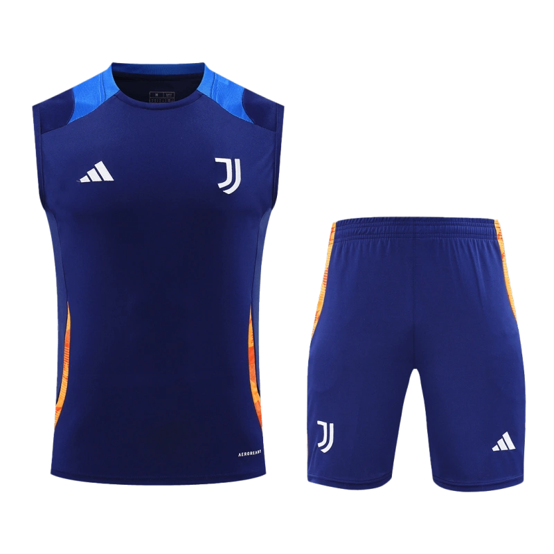 Juventus Pre-Match Soccer Jersey Vest Kit(Jersey+Shorts) 2024-25