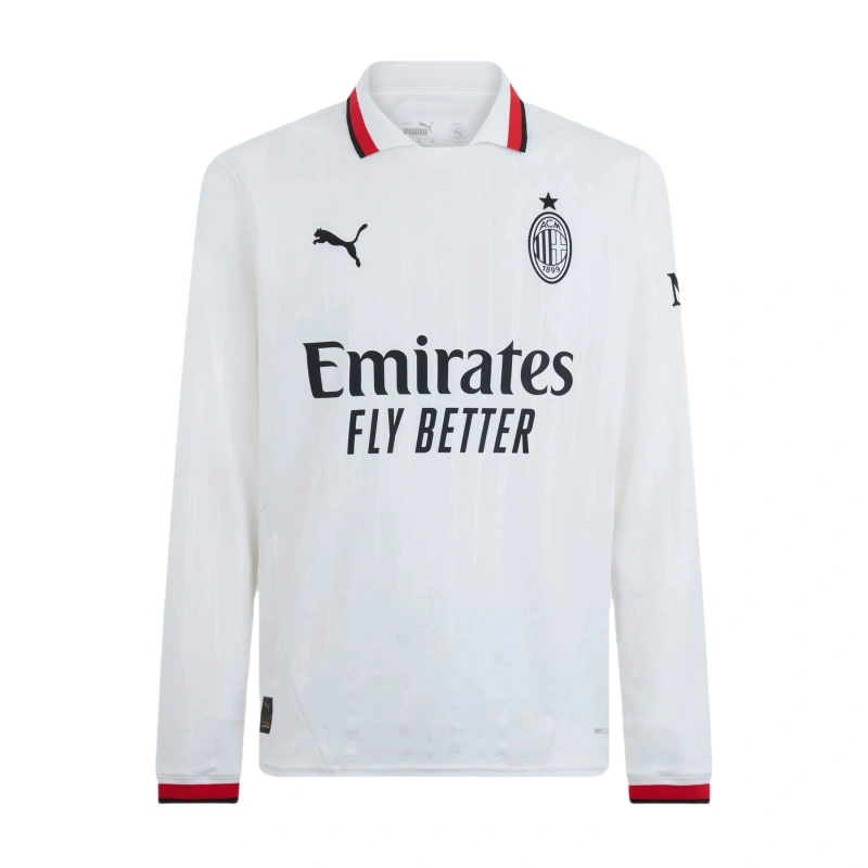 Puma AC Milan 24-25 Away Soccer Jersey Long Sleeve Player Version