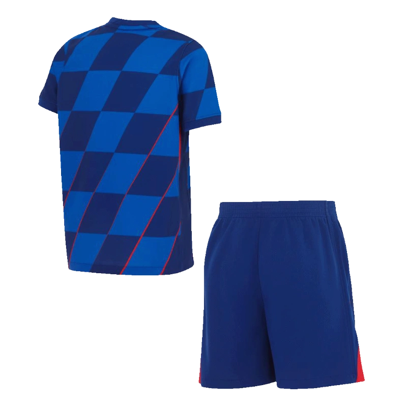 Men's Croatia Nation Away Kit(Jersey+Shorts) Euro 2024