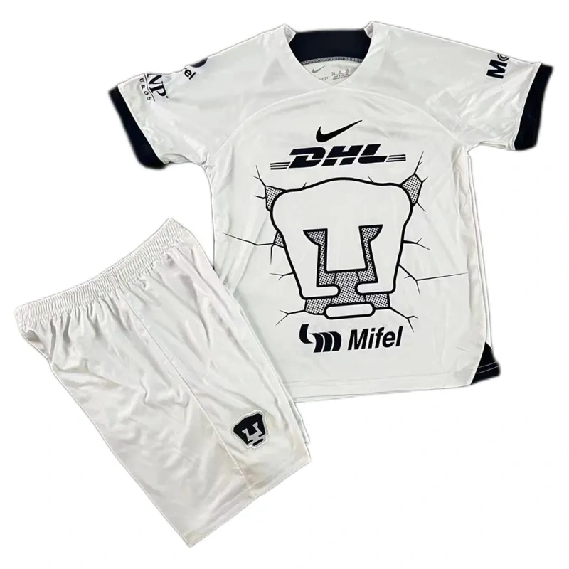 Kids Pumas UNAM 2023/24 Home Kit Jersey+Shorts