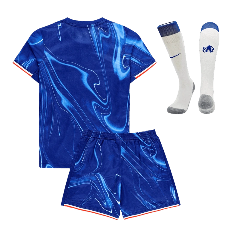 Kids Chelsea Custom Home Full Soccer Kits 2024-25