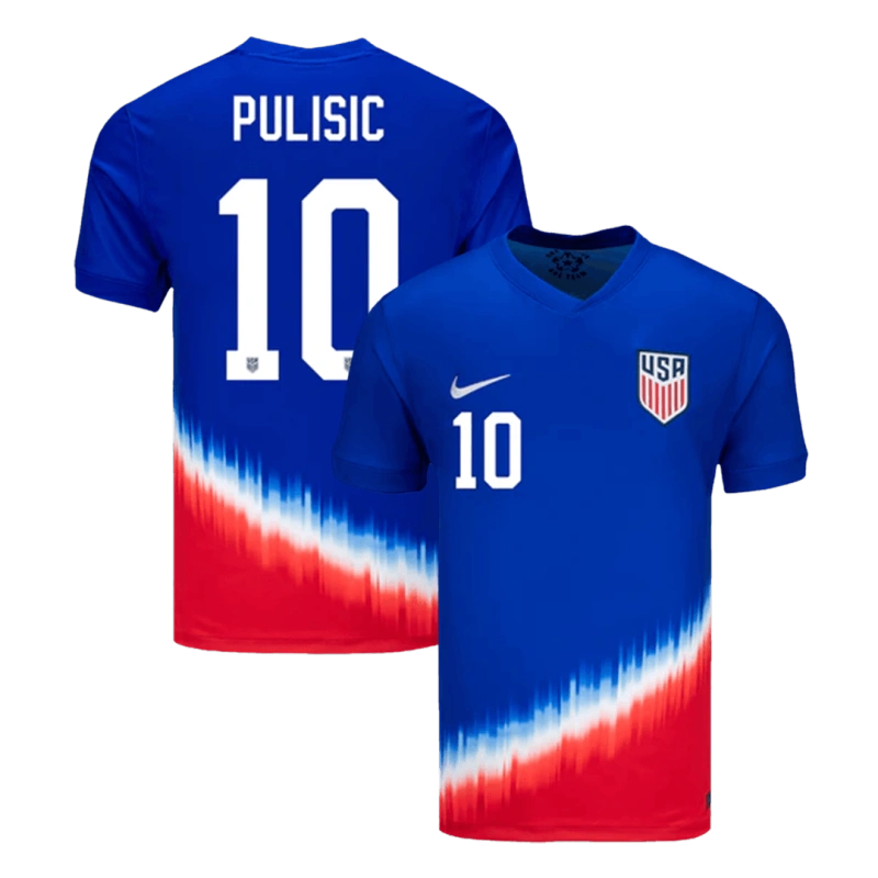 PULISIC #10 Nike Authentic Soccer Jersey USA Nation Away Shirt 2024