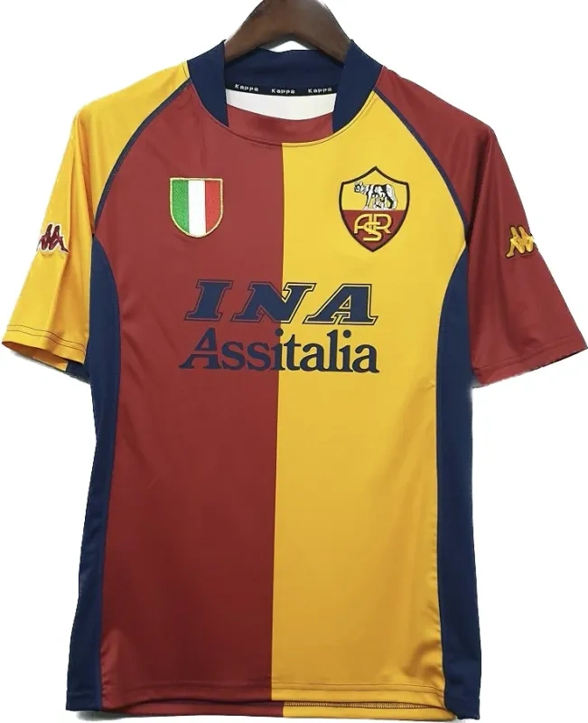 Roma 2001/02 Retro Jersey Third Away Replica