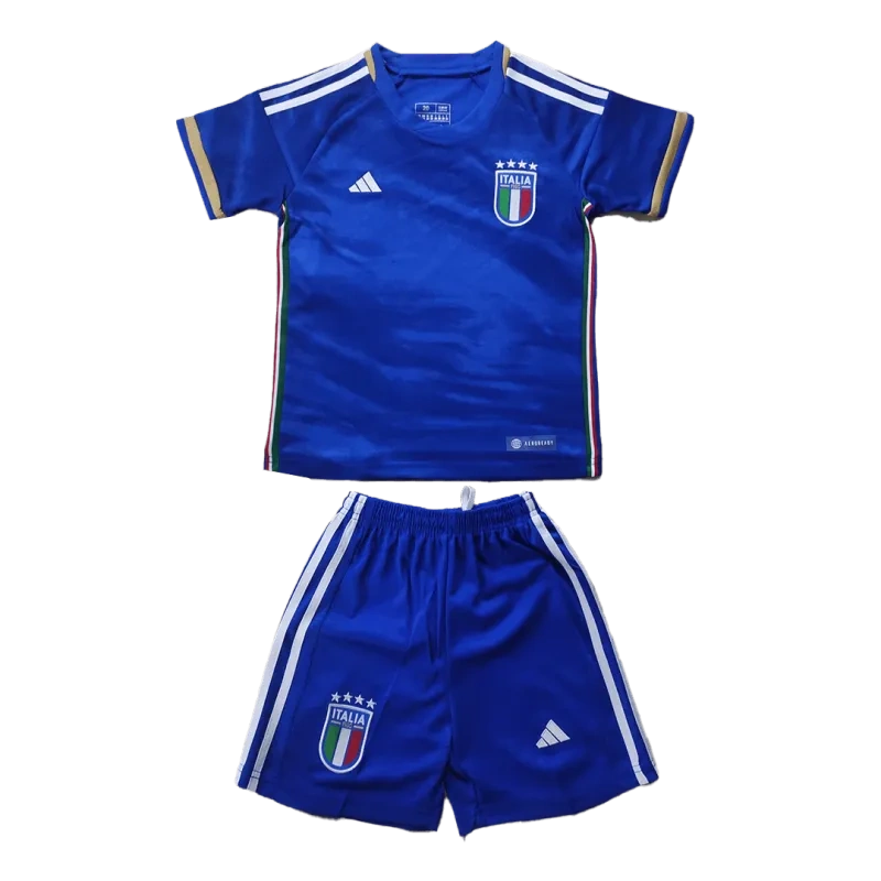 Kids Italy 2023 Home Jersey Kit