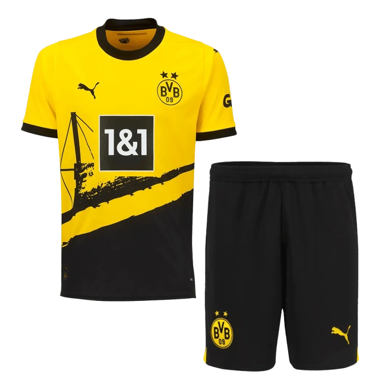 23-24 Borussia Dortmund Home Kit(Jersey+Shorts)