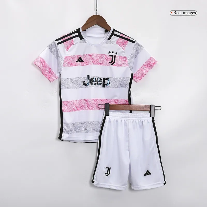 2023-24 Kids Juventus Away Kit Jersey+Short