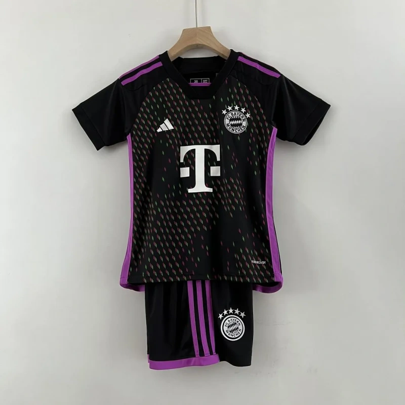23-24 Kids Bayern Munich Away Kit Jersey+Shorts