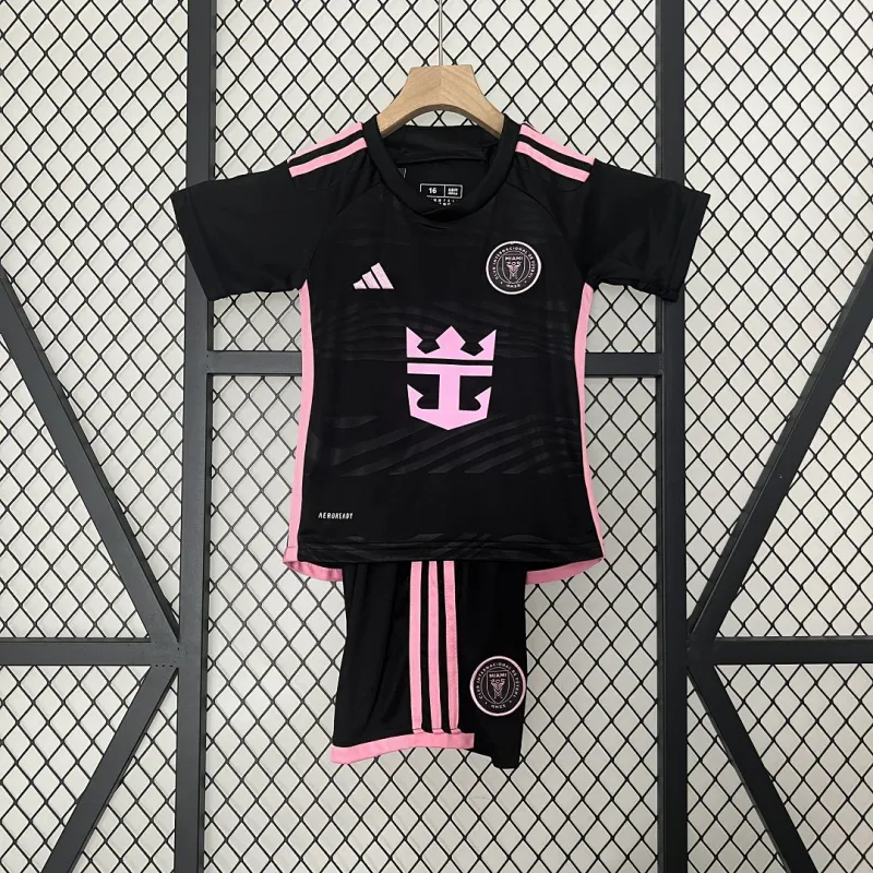 24-25 Inter Miami Away Kids Kits Children Sets Football Jersey