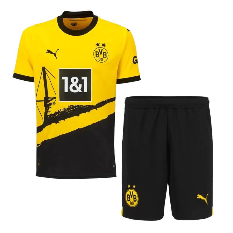 23-24 Borussia Dortmund Home Whole Kit (Jersey+Shorts+Socks)