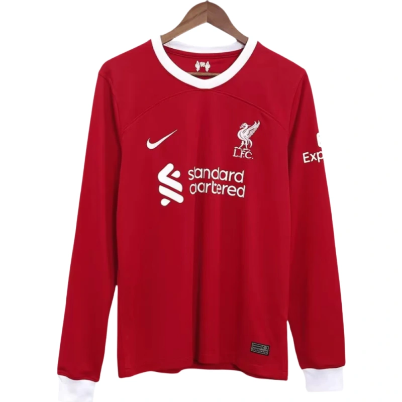 Liverpool 2023/24 Home Long Sleeve Jersey