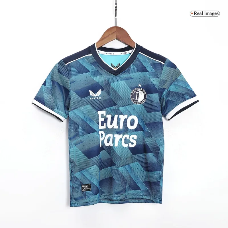 Kids Feyenoord 2023/24 Away Kit Jersey+Short