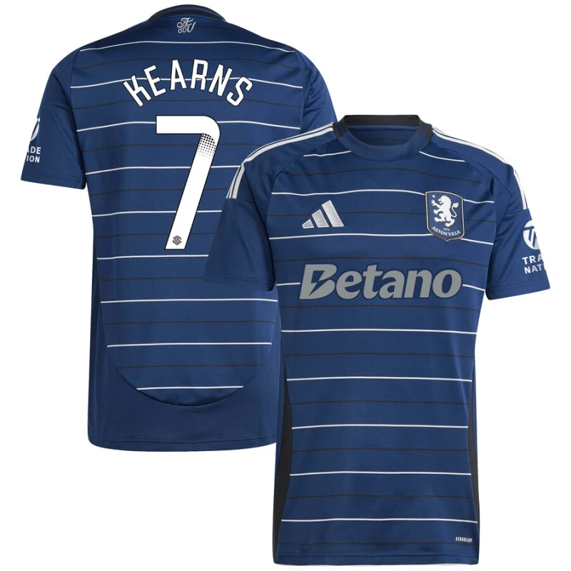 KEARNS #7 Aston Villa Third Soccer Jersey 2024-25
