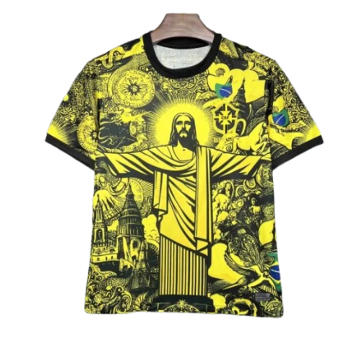 2024 Brazil Christ the Redeemer Special Kit Shirt Football