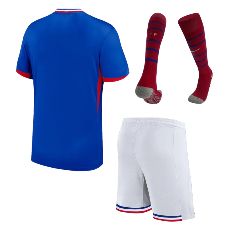 2024 France Nation Home Whole Kit(Jersey+Shorts+Socks) Euro