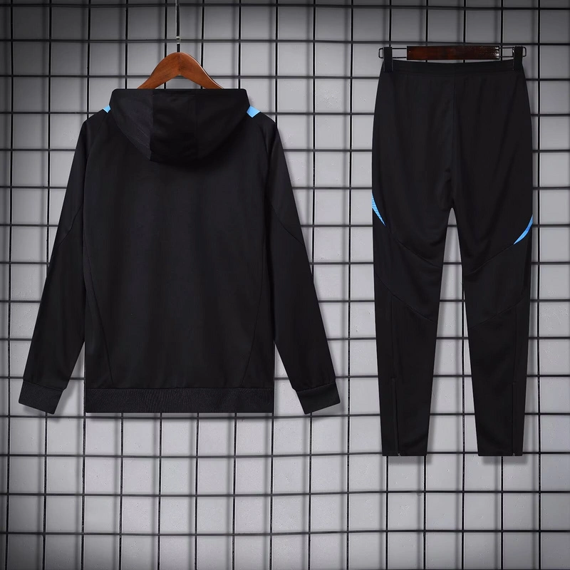 Adidas Argentina Nation 2024-25 Hooded Black Training Tracksuit Kits