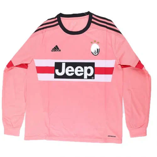 15-16 Juventus Retro Long Sleeve Jersey Away