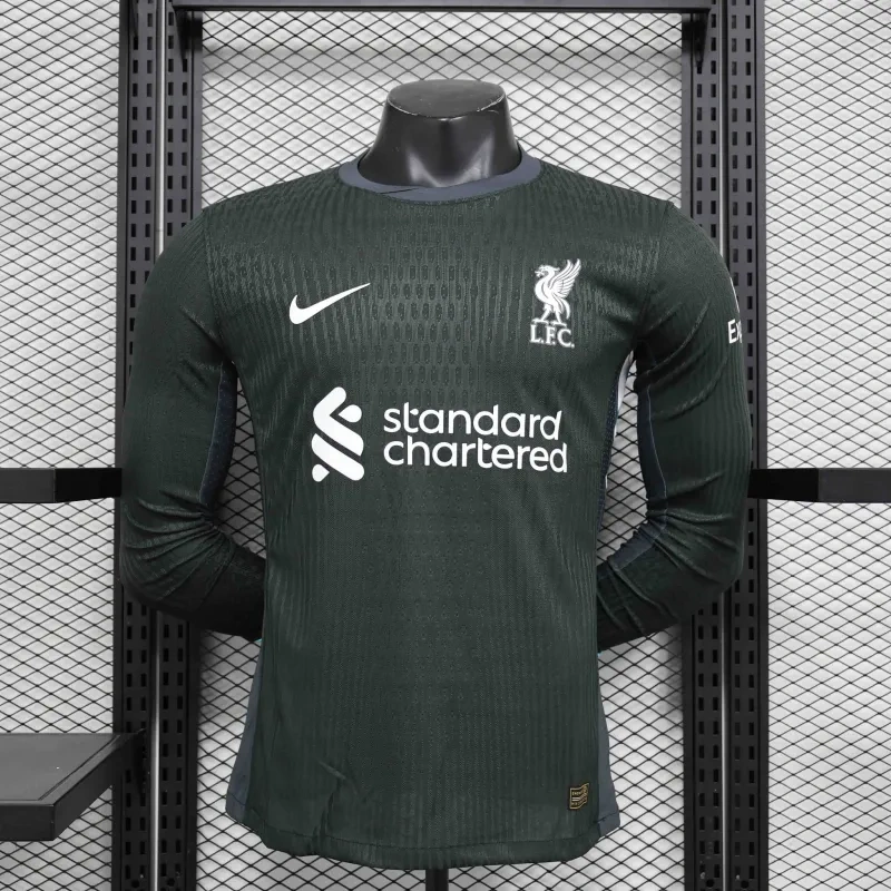 24-25 Liverpool Away Player Version Long Sleeve Jersey