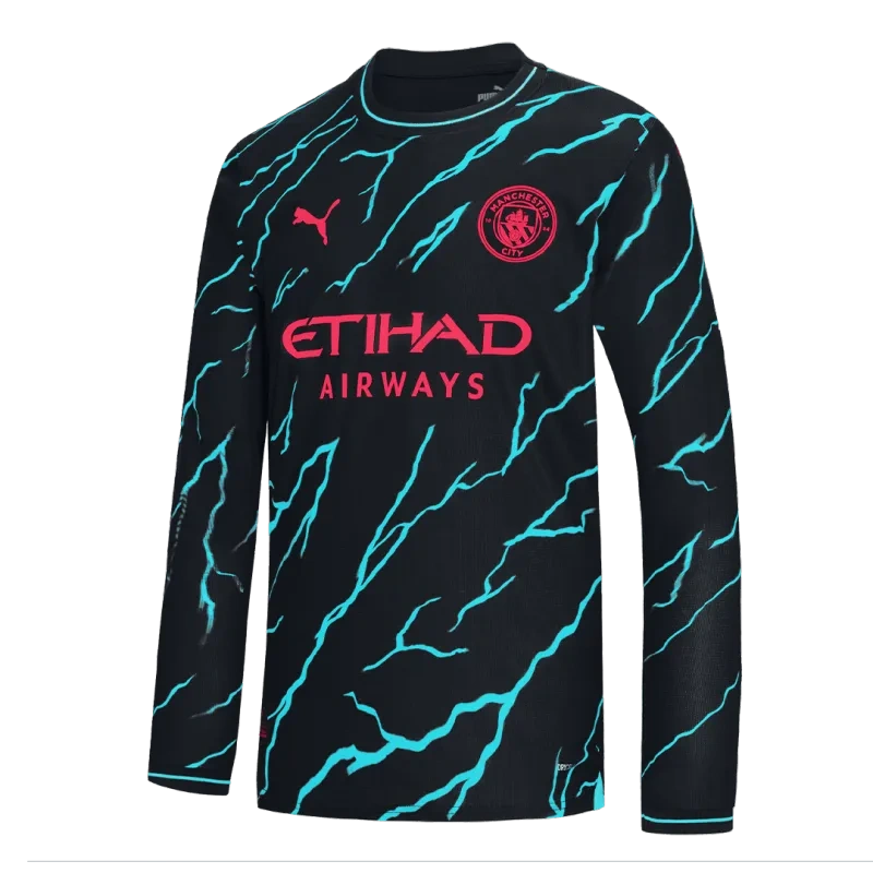 Manchester City 2023/24 Third Long Sleeve Jersey