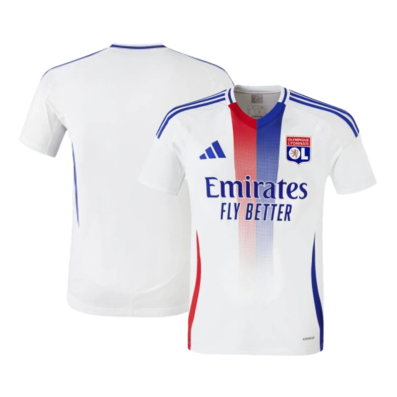 Olympique Lyonnais Soccer Jersey Home Custom Shirt 2024-25