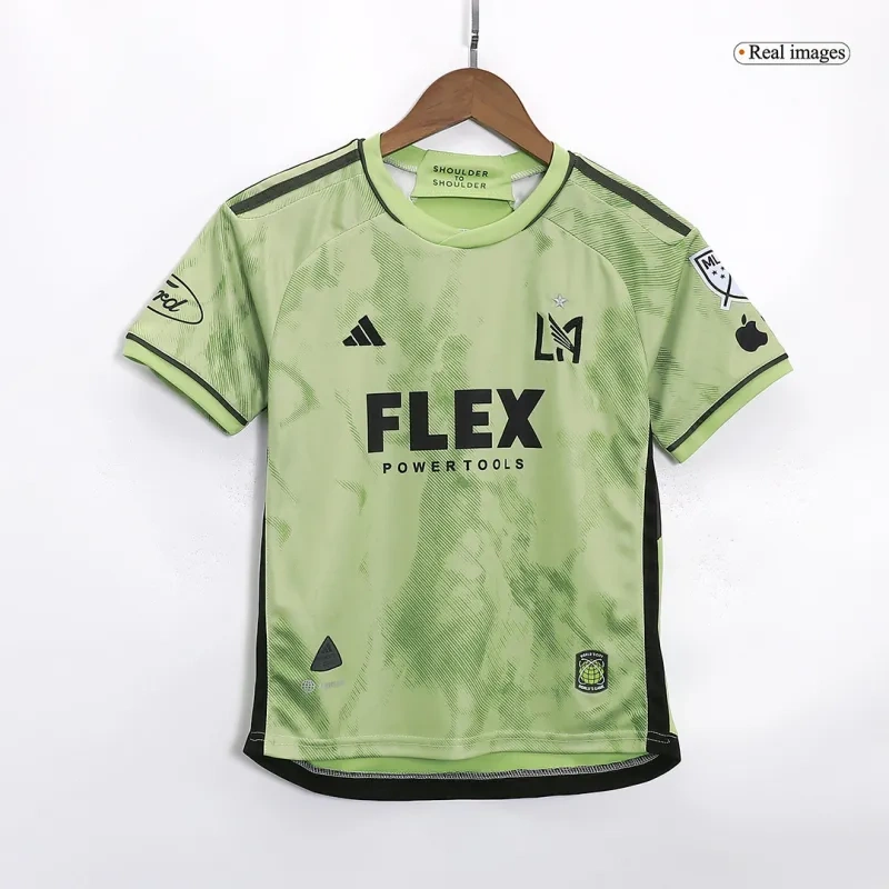 Kids Los Angeles FC 2023 Away Jersey Kit