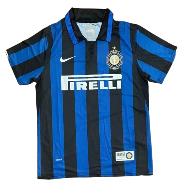 07-08 Inter Milan Retro 100th Anniversary Home Jersey