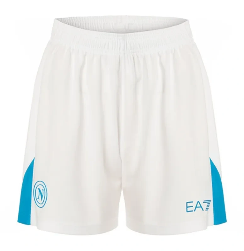 Napoli Home White Shorts 2024-25