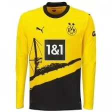 23-24 Borussia Dortmund Home Long Sleeve Jersey