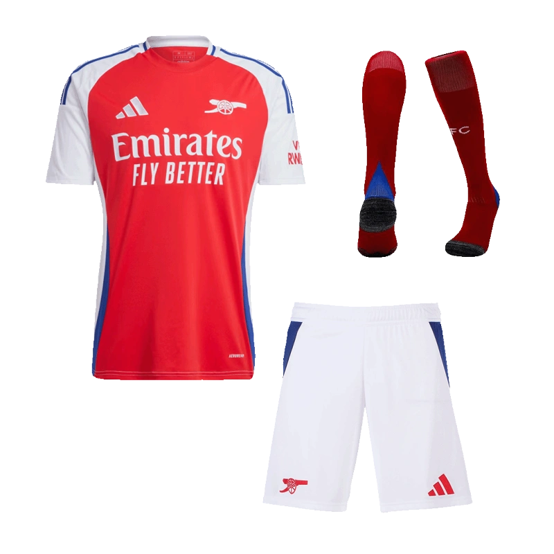 Arsenal Home Custom Full Soccer Kit 2024-25