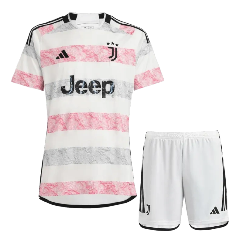 2023-24 Juventus Away Jersey Kit Jersey+Shorts