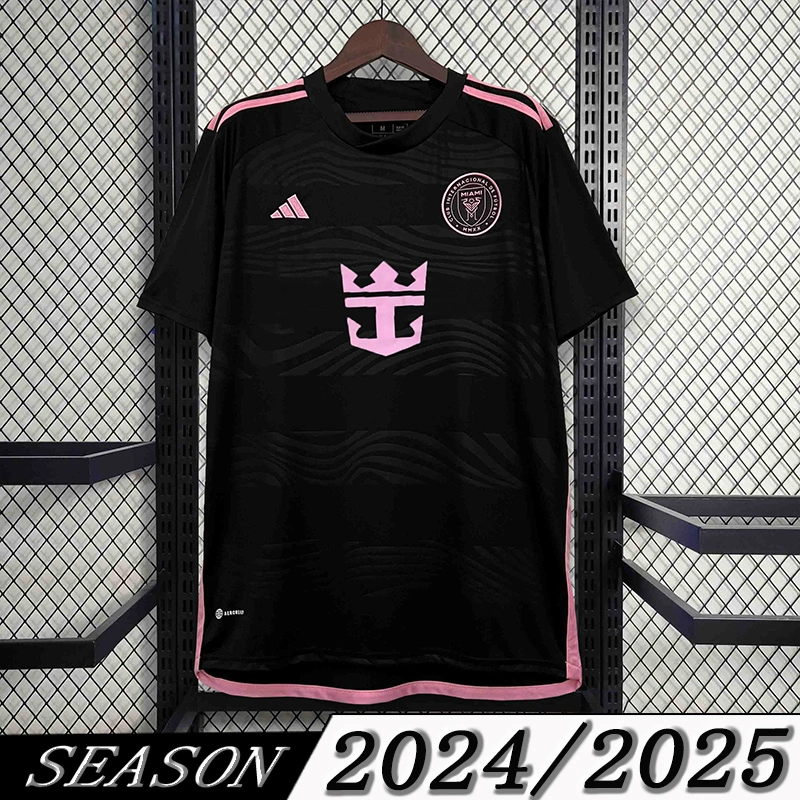 24-25 Inter Miami Away Black Soccer Jerseys
