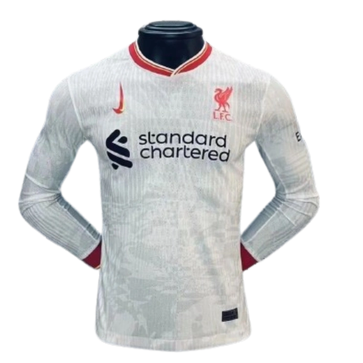 Liverpool Third Away Player Version Long sleeve Soccer Jersey 24-25