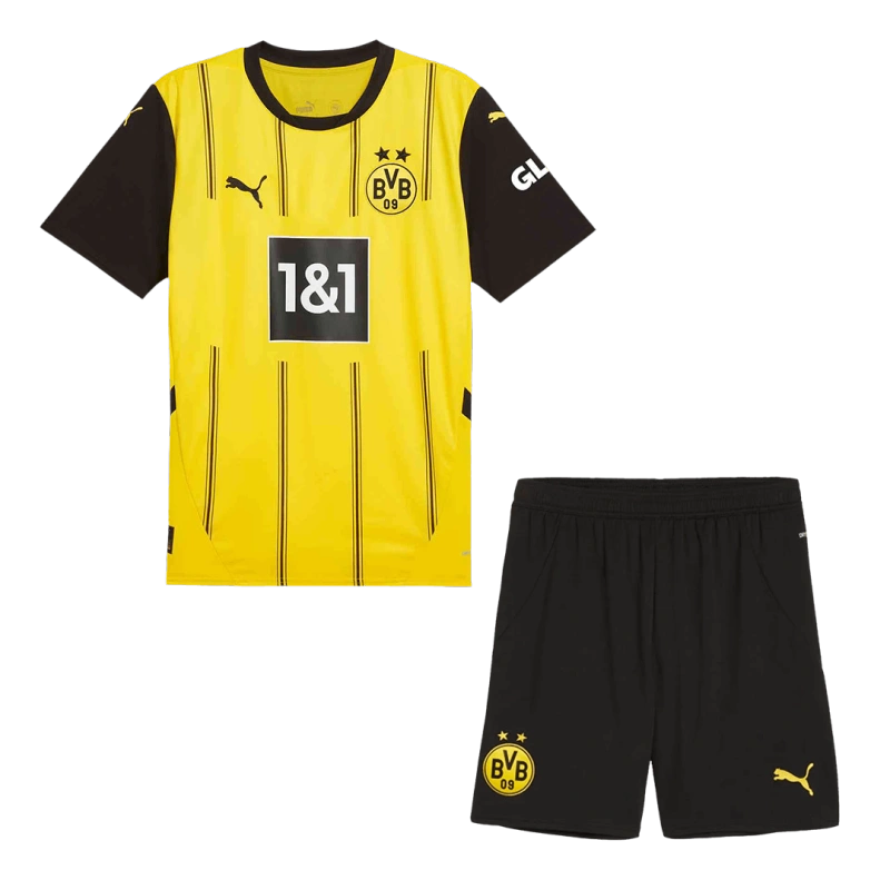 Borussia Dortmund Home Soccer Uniform Kits 2024-25