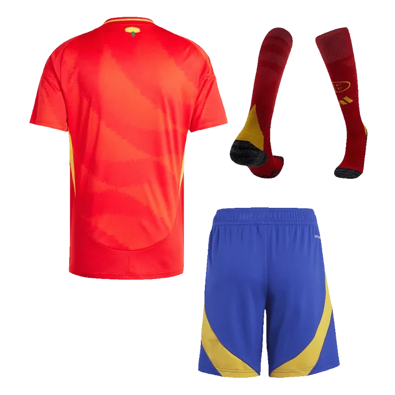 2024 Spain Nation Home Whole Kit(Jersey+Shorts+Socks) Euro