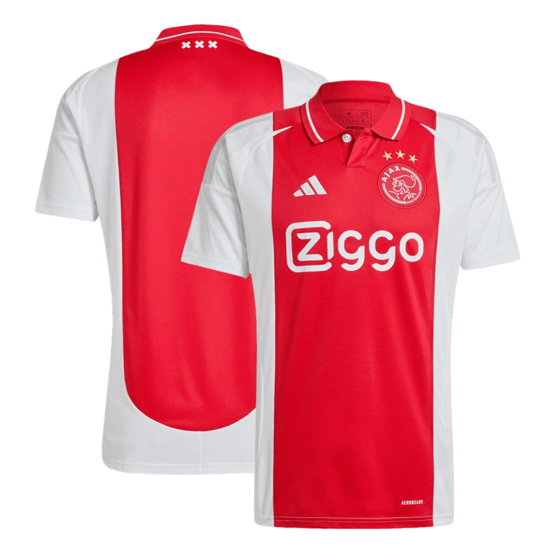 24-25 Ajax Home Soccer Jersey Fan Version