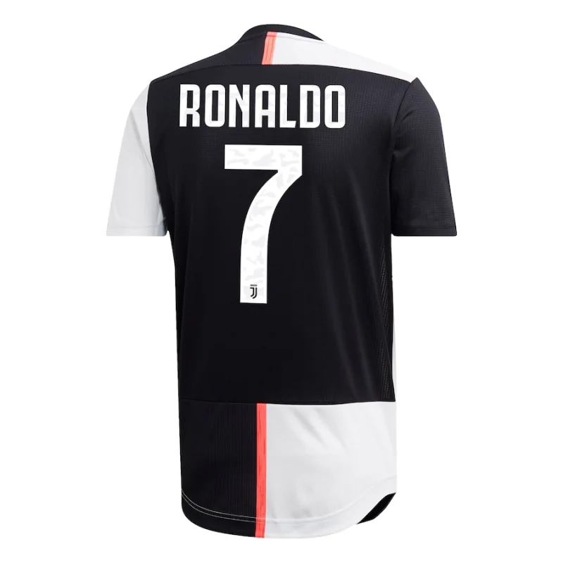 2019-20 Juventus Home Retro Soccer Jersey Adidas Ronaldo #7