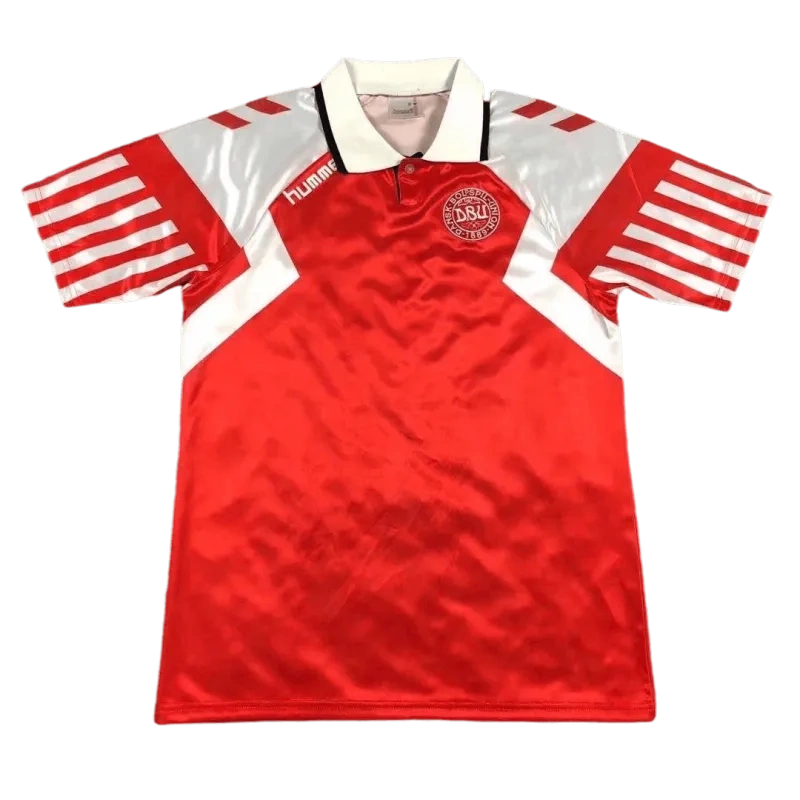 Denmark 1992 Retro Jersey Home